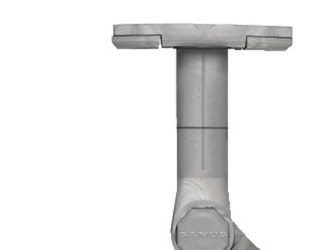 SANUS VisionMount MF110s Täysin säädettävä seinäteline 15-55", 400 x 400 mm, 45 kg, Hopea