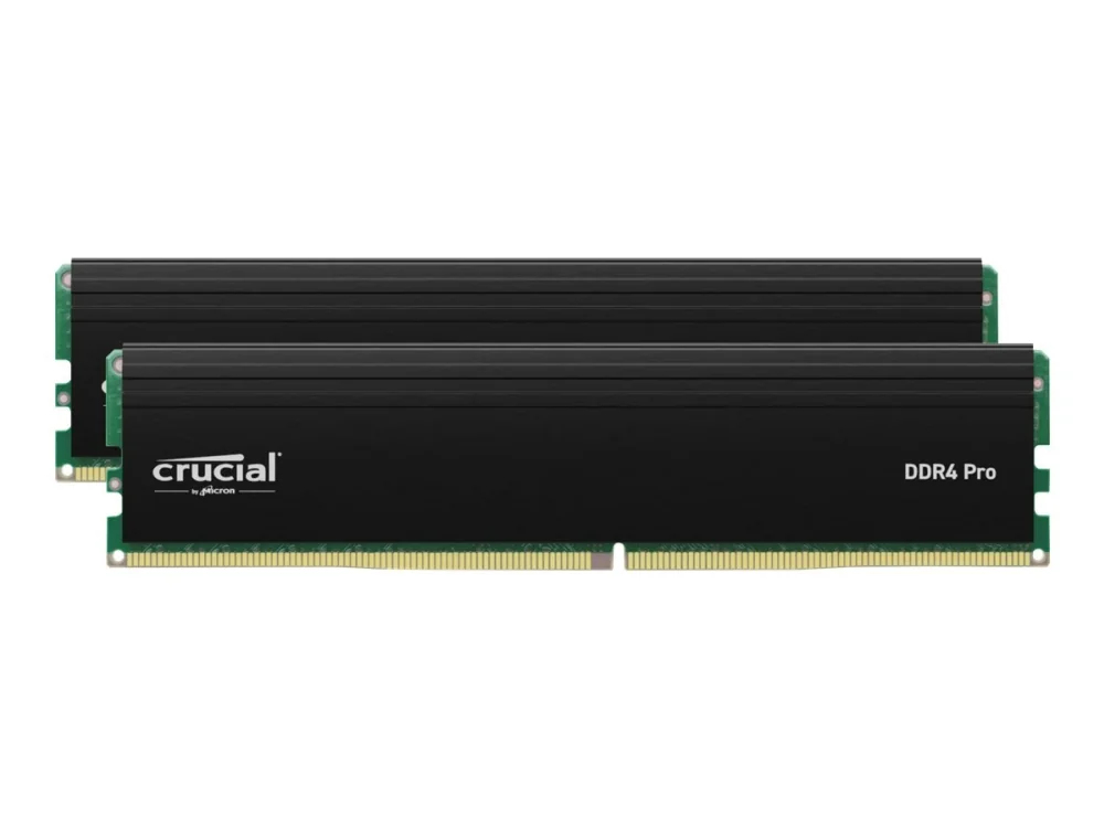 Crucial PRO DDR4-3200 - 32GB - CL22 - Dual Channel (2 pcs) - Intel XMP - Musta