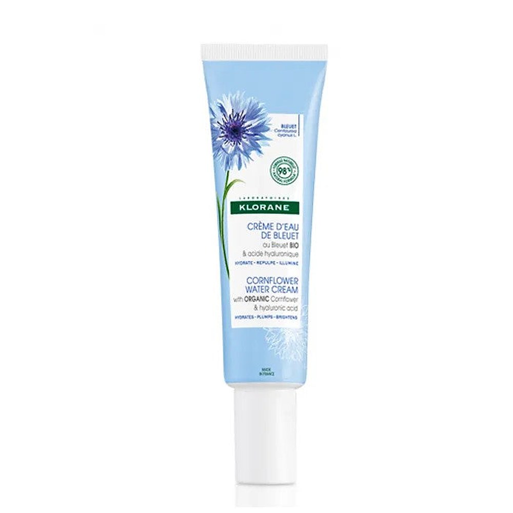 Klorane Ruiskukan luonnonmukainen ruiskukkavesi & hyaluronihappovoide 30 ml