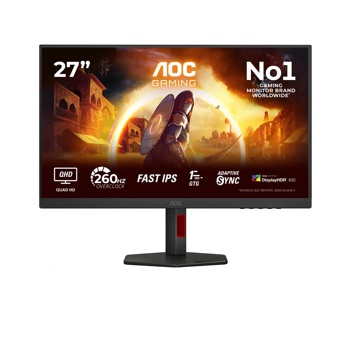 27" AOC Q27G4ZR - 2560x1440 (QHD) - 240Hz - IPS