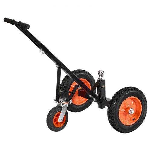 VEVOR Trailer Dolly, 1000lbs Tongue Weight Capacity, Carbon Steel Trailer Mover with 2 inch Ball, 14 inch Pneumatic Tires, Portable Tow Dolly for Moving RV Trailer