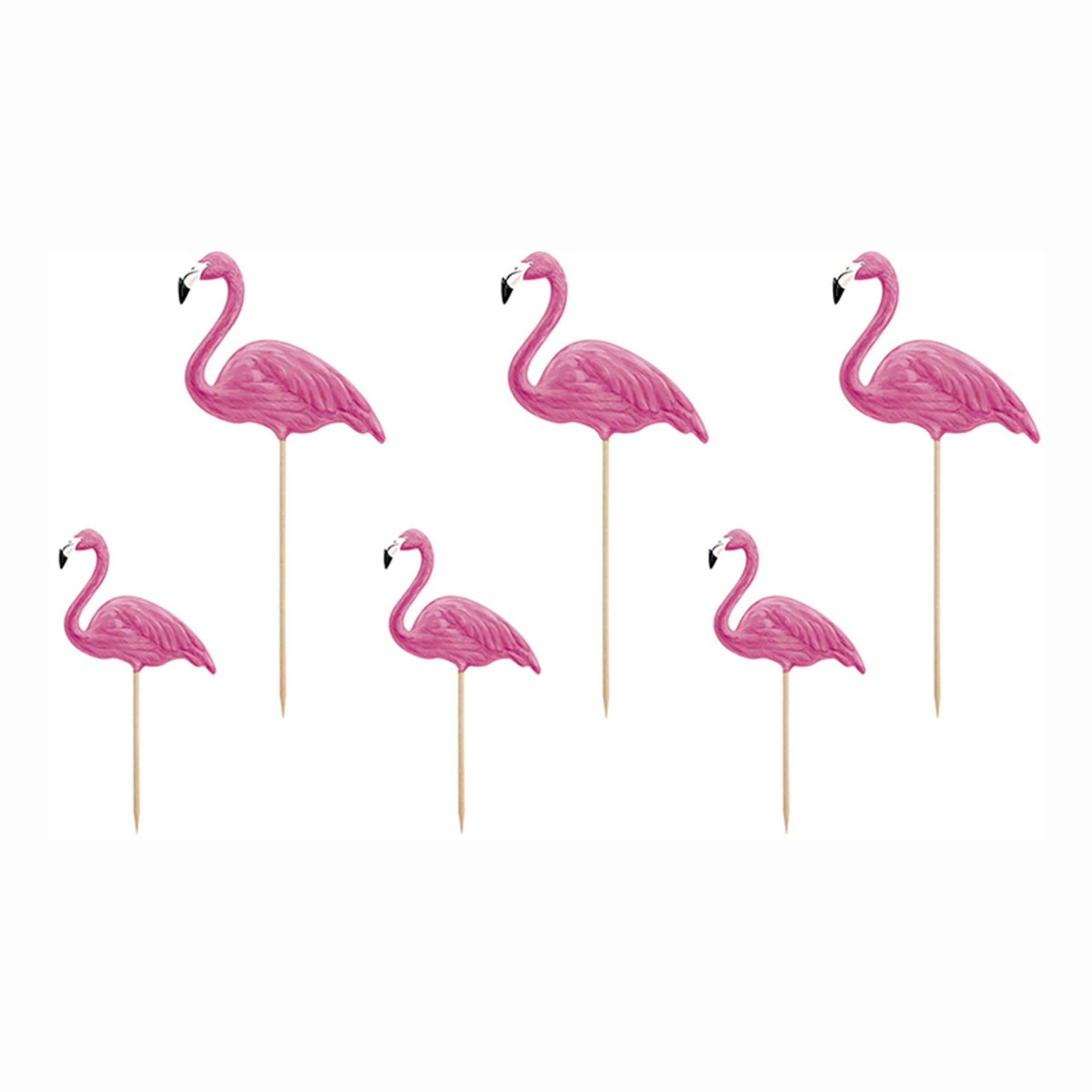 Koristetikut - Flamingo, 6kpl
