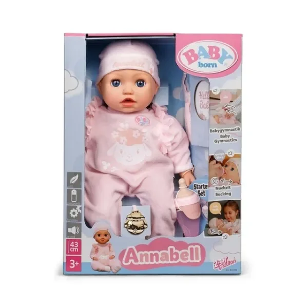 Vauva syntynyt Annabelle 43cm