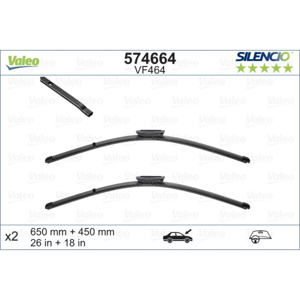 Pyyhkijänsulka VALEO 574664