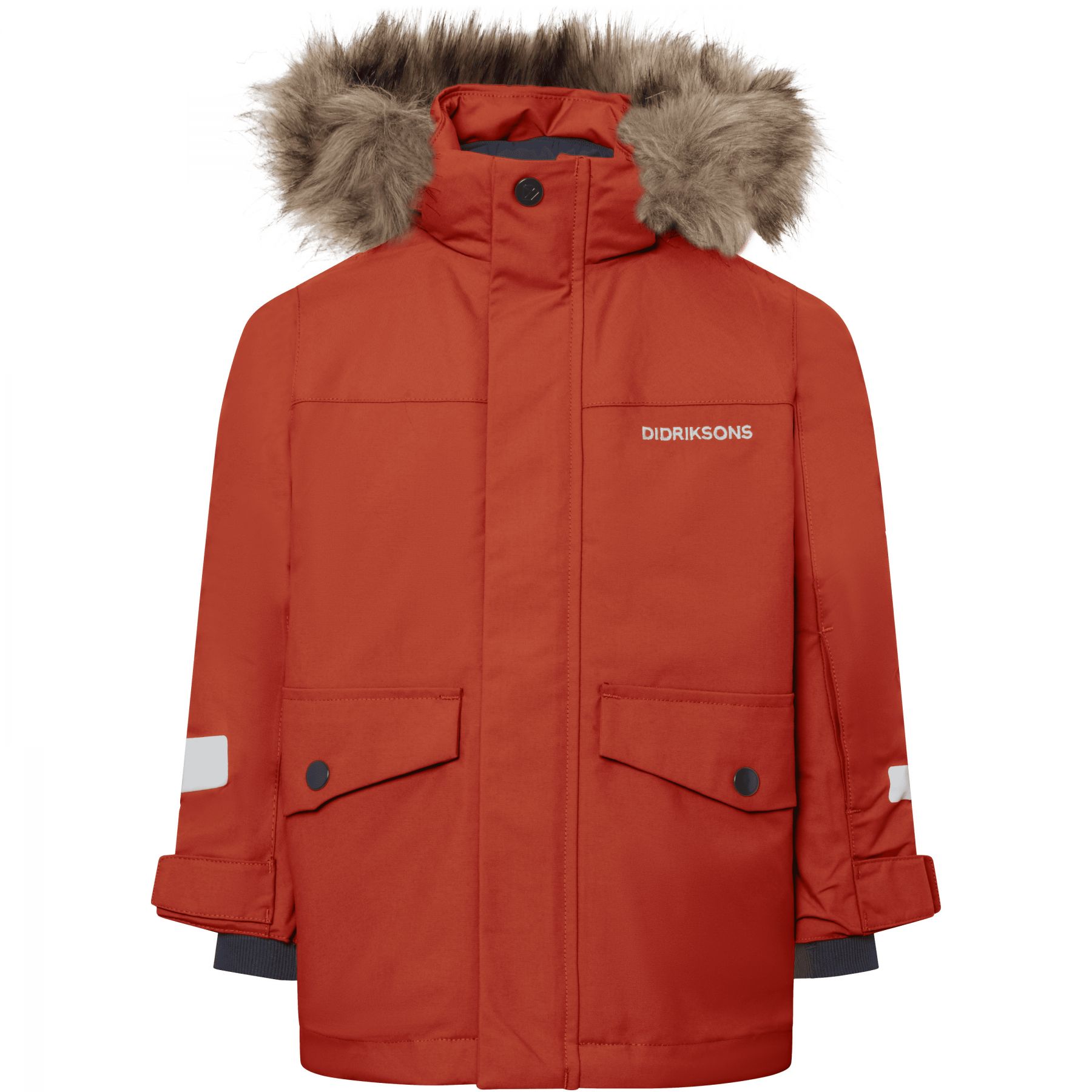 Didriksons Bjärven Kids' Parka Rust - 120