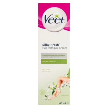 Veet Silky Fresh Karvanpoistovoide Kuivalle Iholle – 100 ml