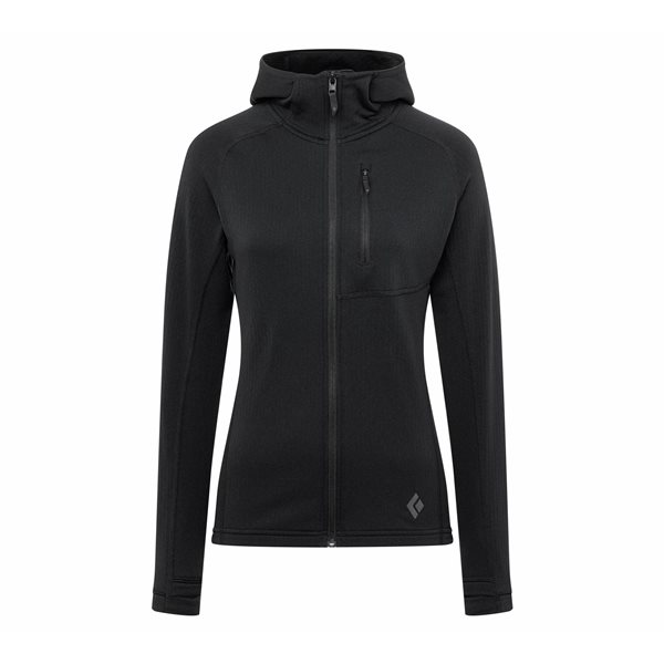 Black Diamond Coefficient Fleece Hoody Women Black - M