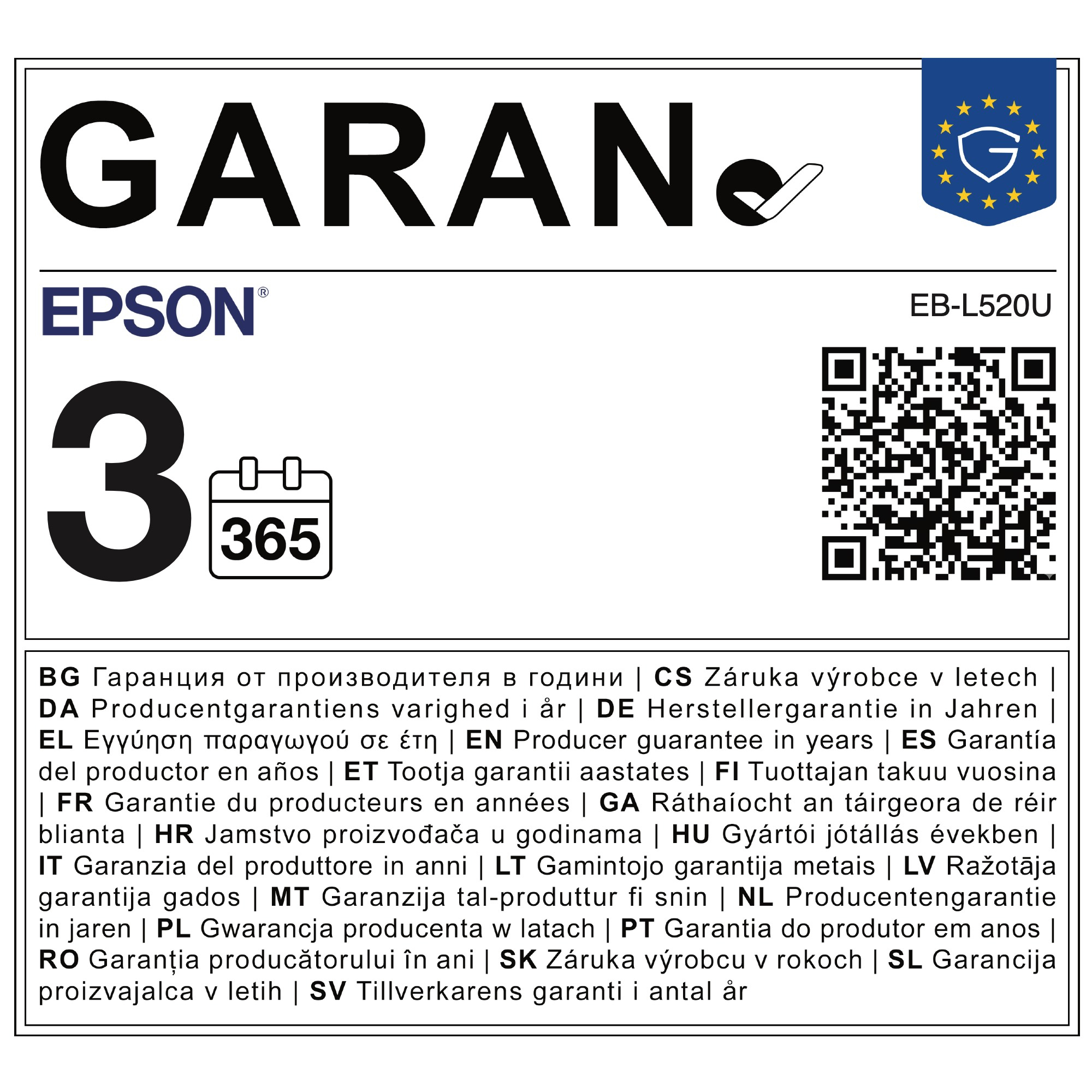Epson Eb-l520u Wuxga Laser