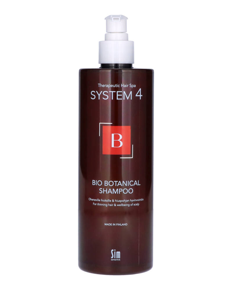 SIM System4 - Bio Botanical Shampoo B - Oheneville hiuksille - 500 ml