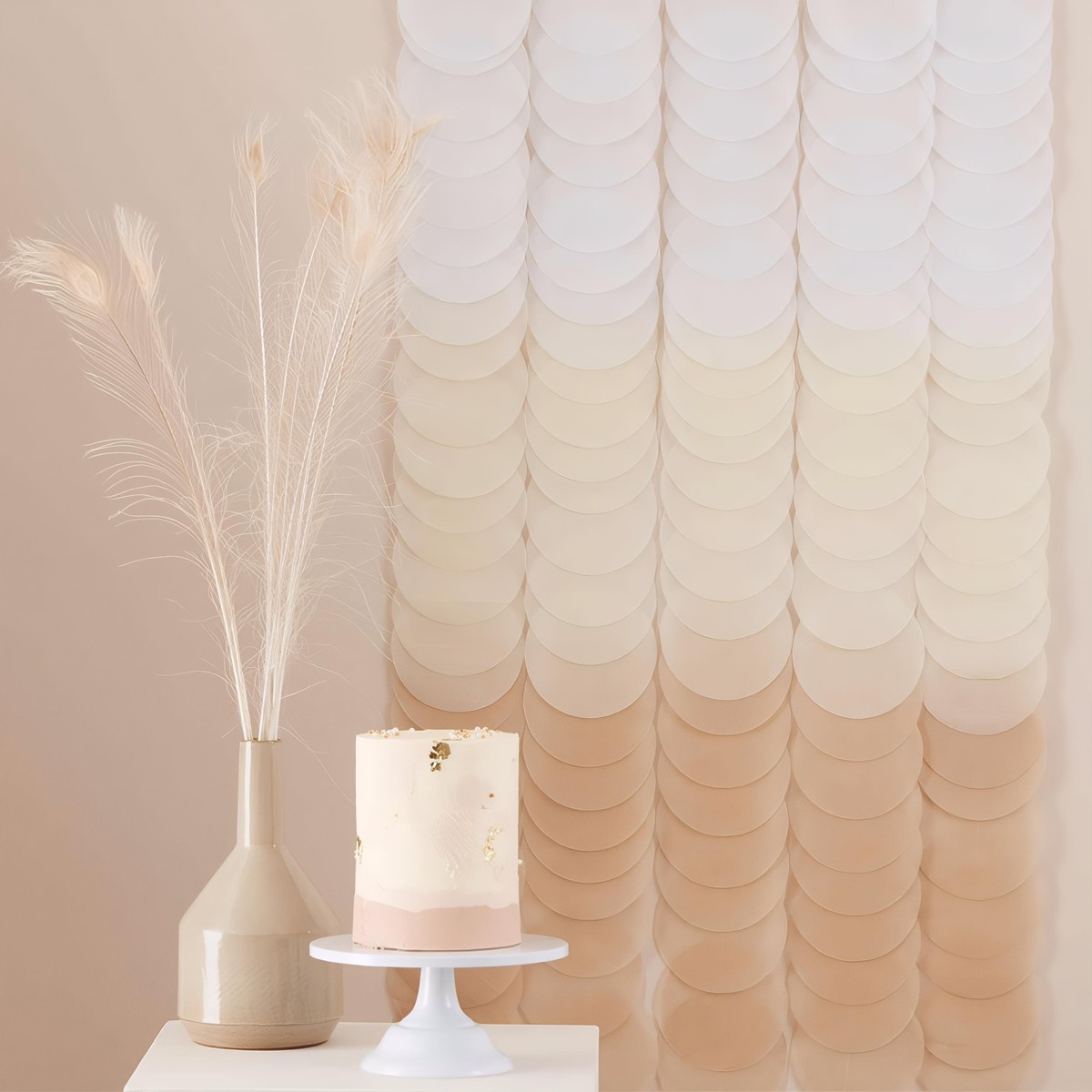 Tausta Ympyrät Beige Sekoitus