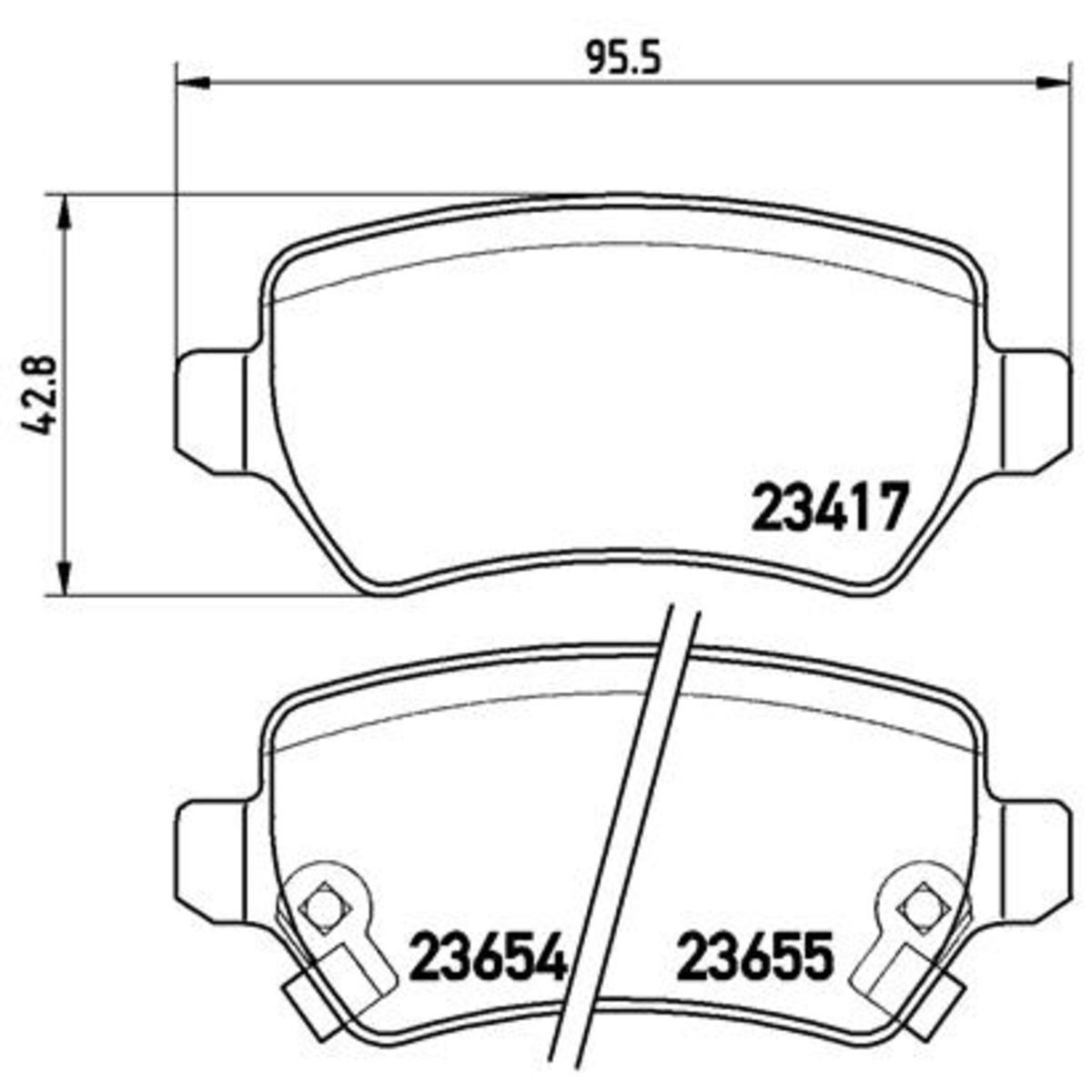 Jarrupalat, levyjarru BREMBO P 59 038