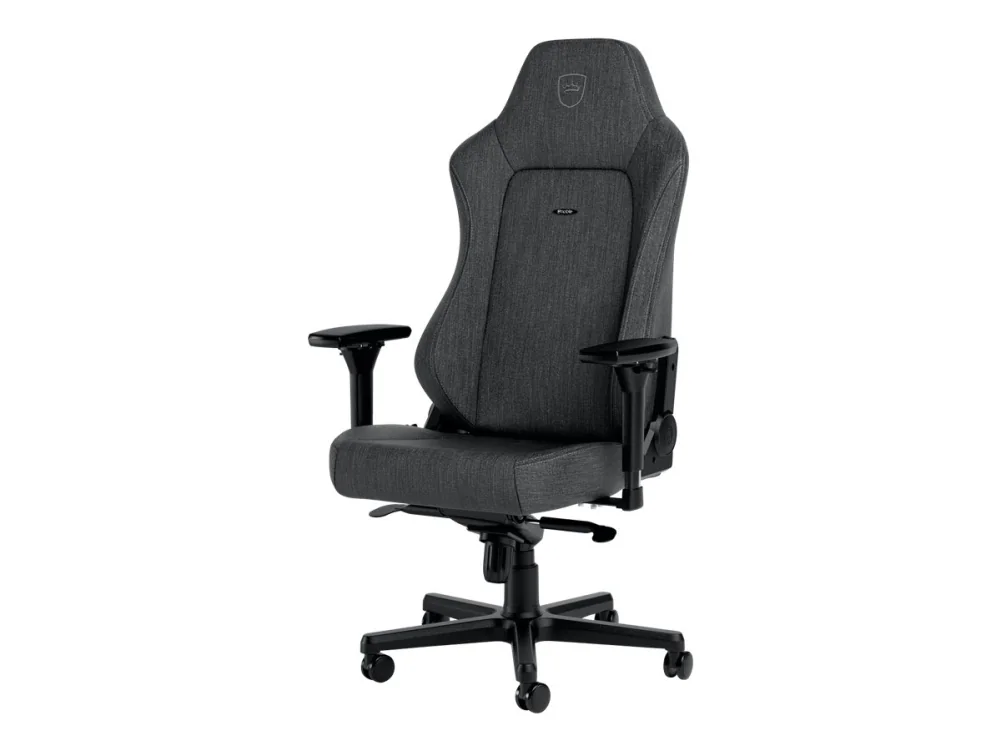noblechairs Hero, PC-pelituoli, 150 kg, pehmustettu istuin, Pehmustettu selkänoja, Musta, Alumiini