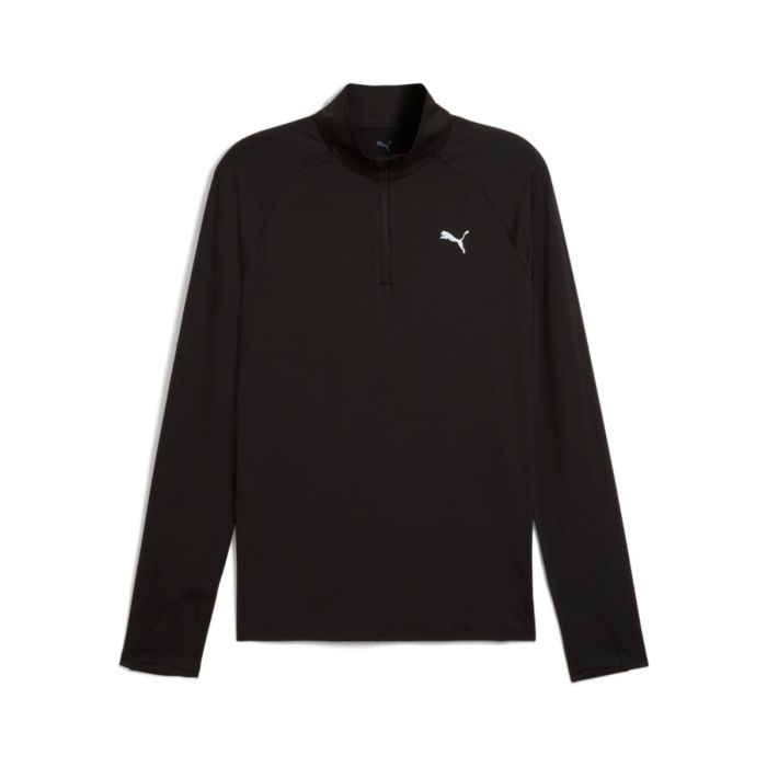 PUMA Run Velocity Cloudspun 1/4 Zip K. L Musta Miehet