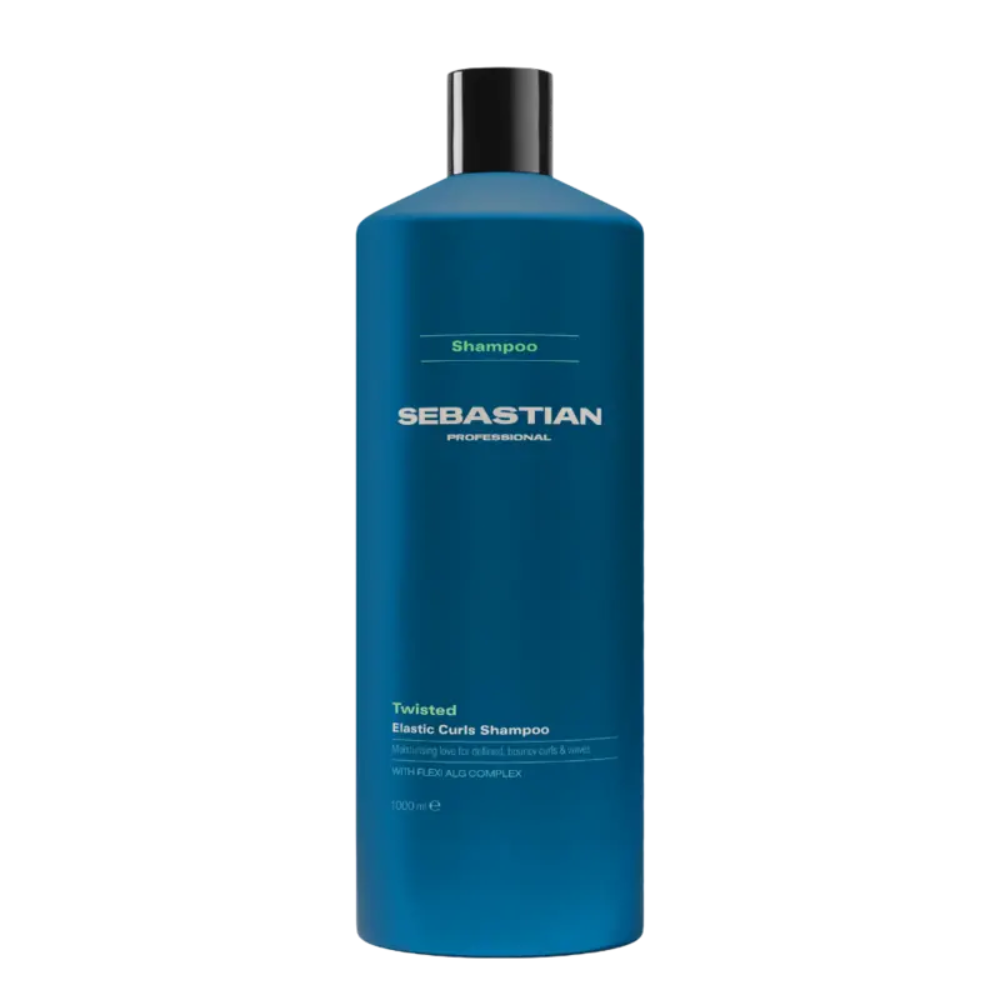 Sebastian Professional Shampoo aaltoileville ja kiharille hiuksille - 1000ml