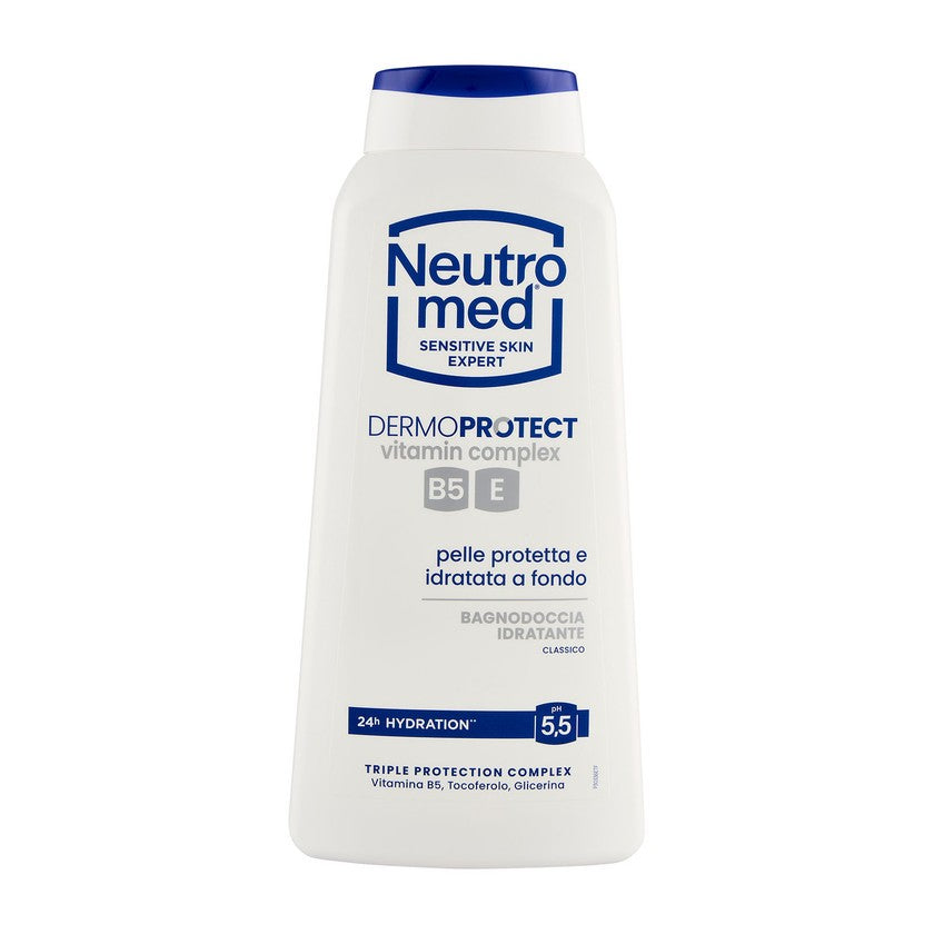 Neutromed Dermoprotect-vitamiinikompleksi - klassinen kosteuttava suihkugeeli Ph 5,5 600 ml