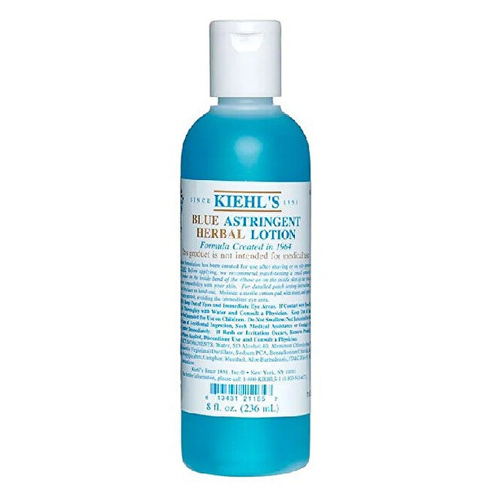 Kiehl's Blue Herbal Astringent Lotion — rauhoittava astringentti seka- ja rasvaiselle iholle 250 ml
