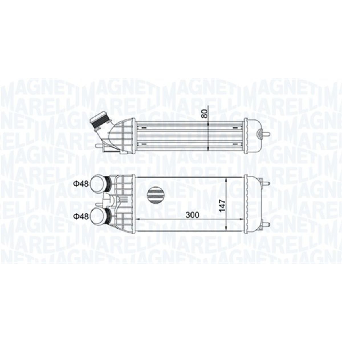 Välijäähdytin MAGNETI MARELLI 351319204470