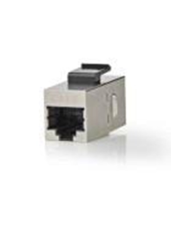 Nedis Verkkoliitin | CAT6a / CAT7 | Suojattu | RJ45 Naaras | RJ45 Naaras | Suora | Metalli | Laatikko