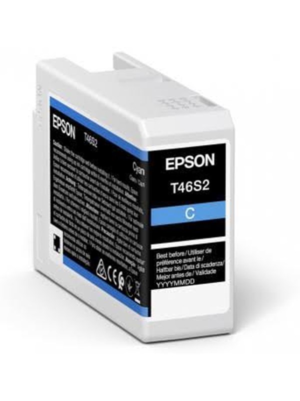 Epson T46S2 UltraChrome Pro 10 -mustekasetti, 25 ml, cyan
