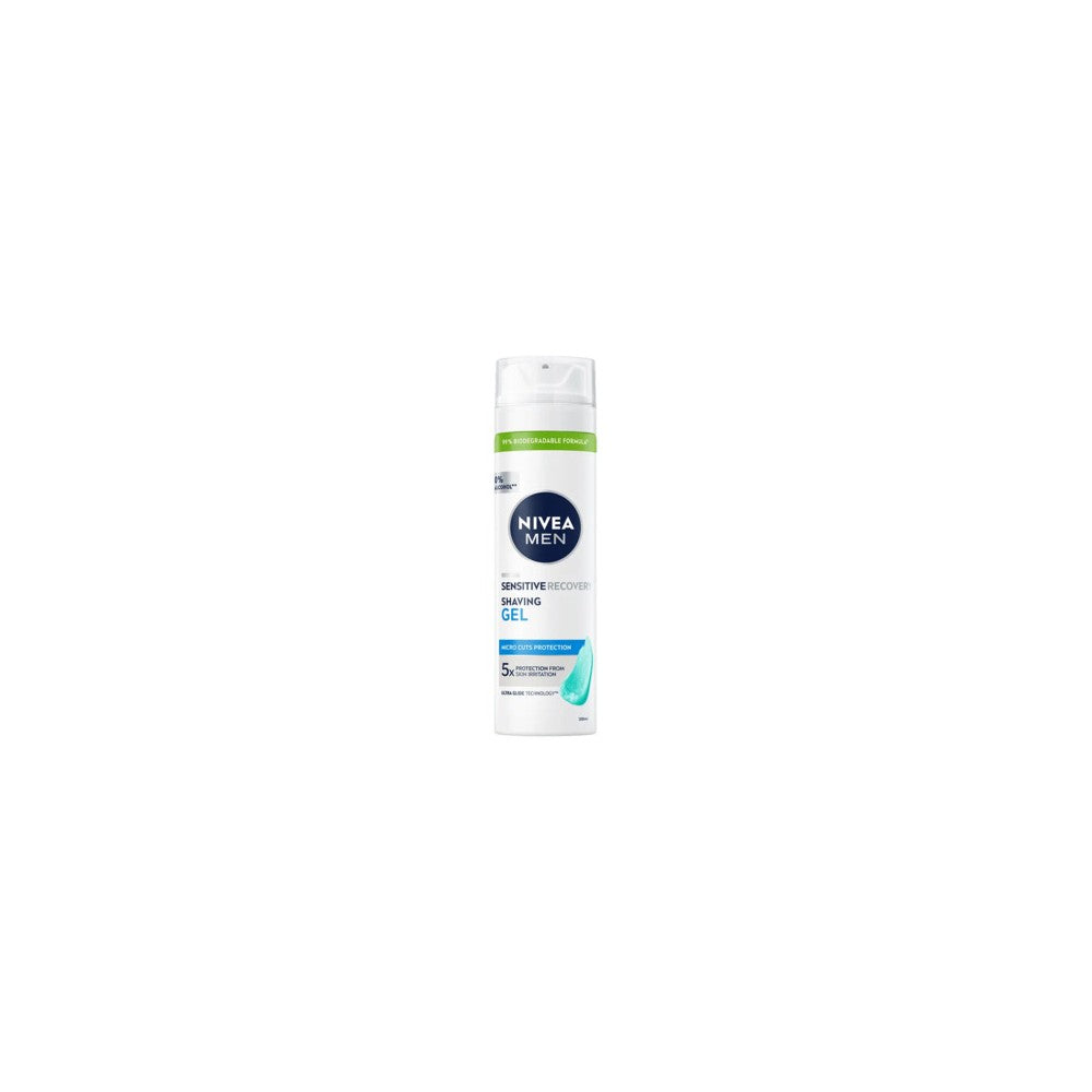 Nivea Gel da barba per uomo sensibile 200 ml — Gel da barba