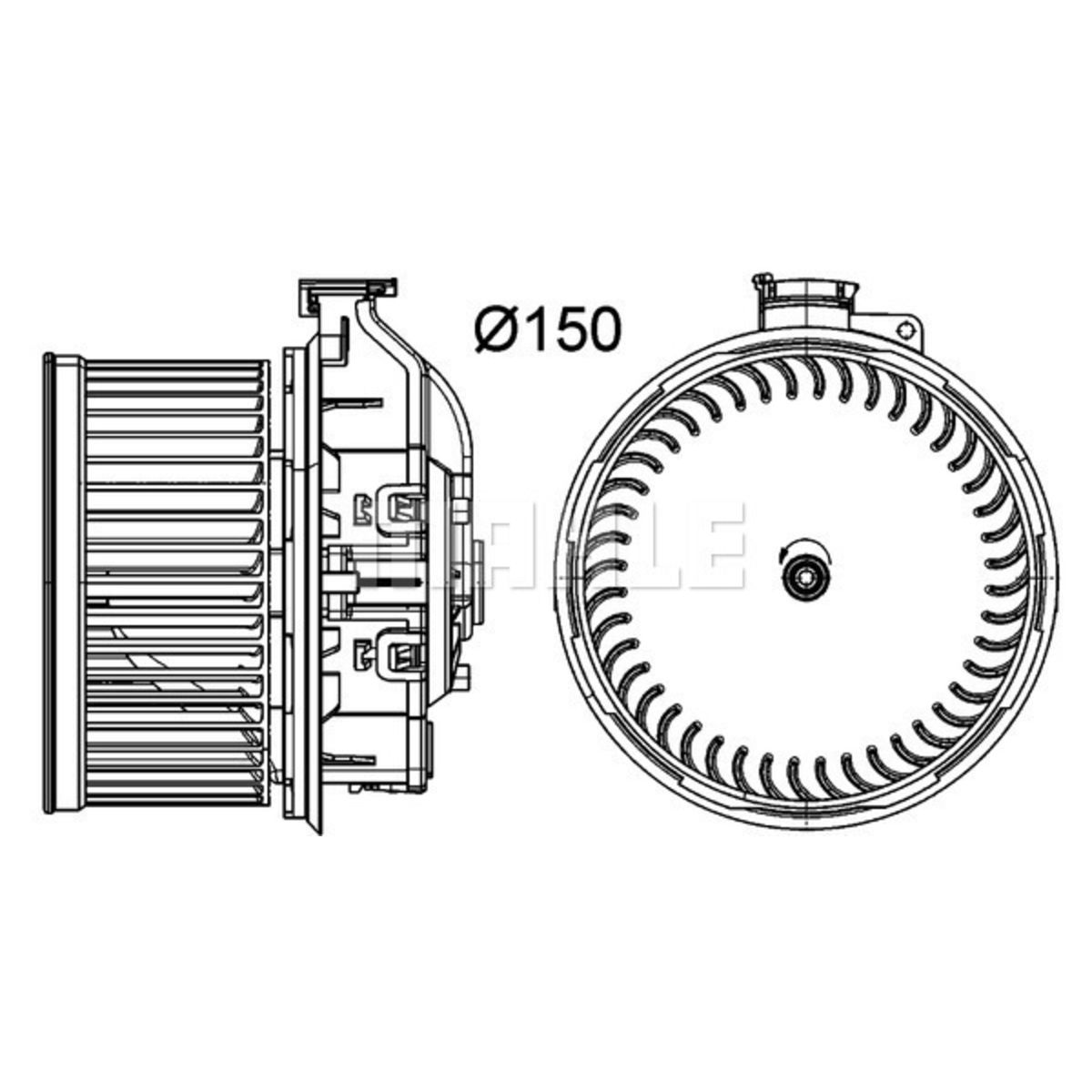 Sisätilapuhallin MAHLE AB 259 000P