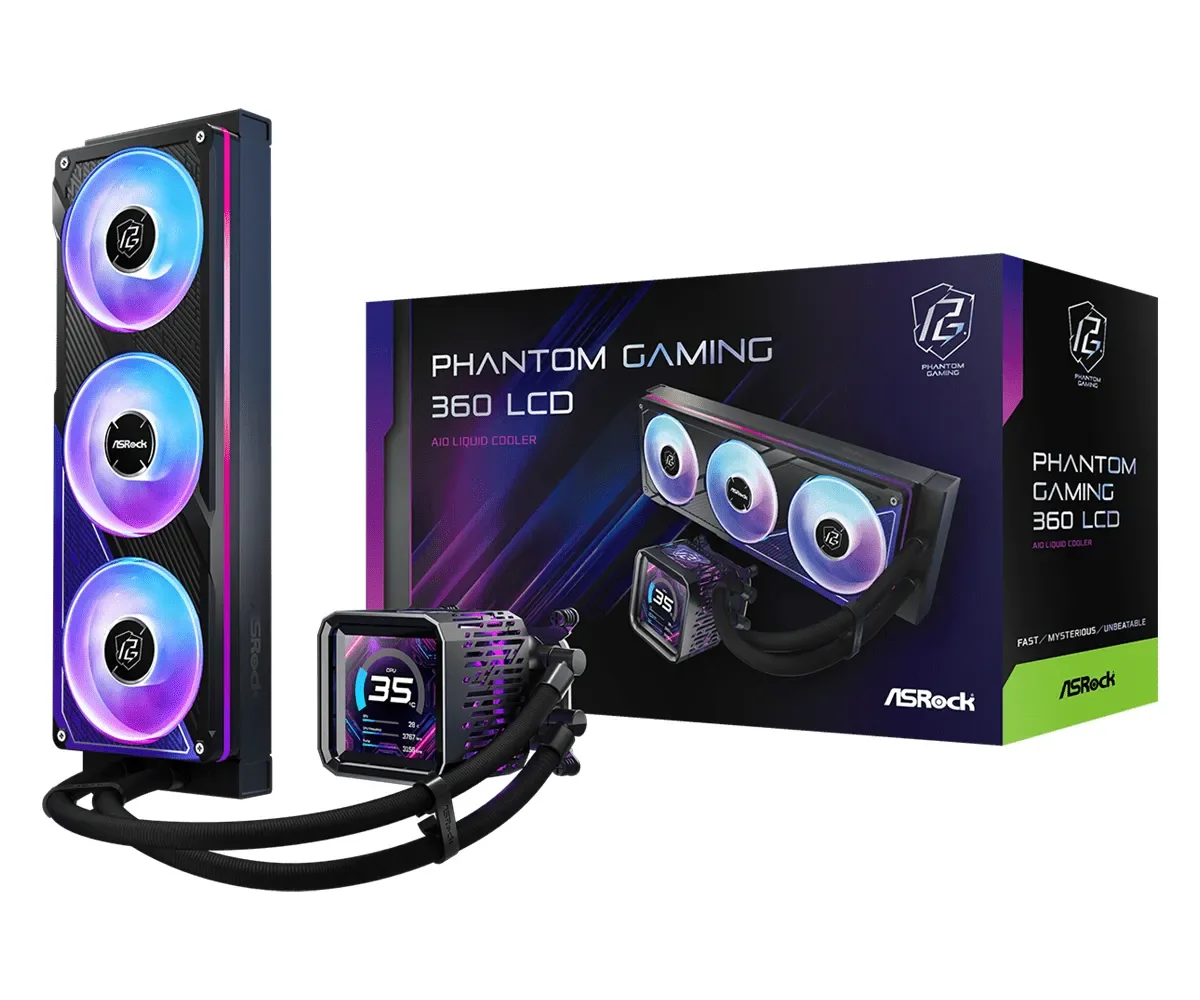 ASRock Phantom Gaming 360 LCD - processor liquid cooling system - CPU Vesijäähdytys