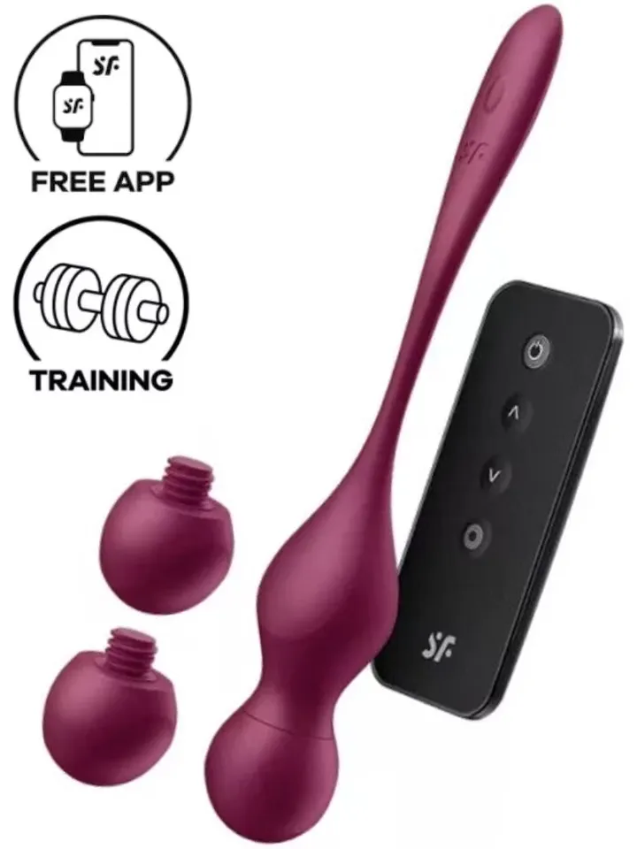 Satisfyer Love Birds Vary Connect App App:illa ohjatut kegelskuulat