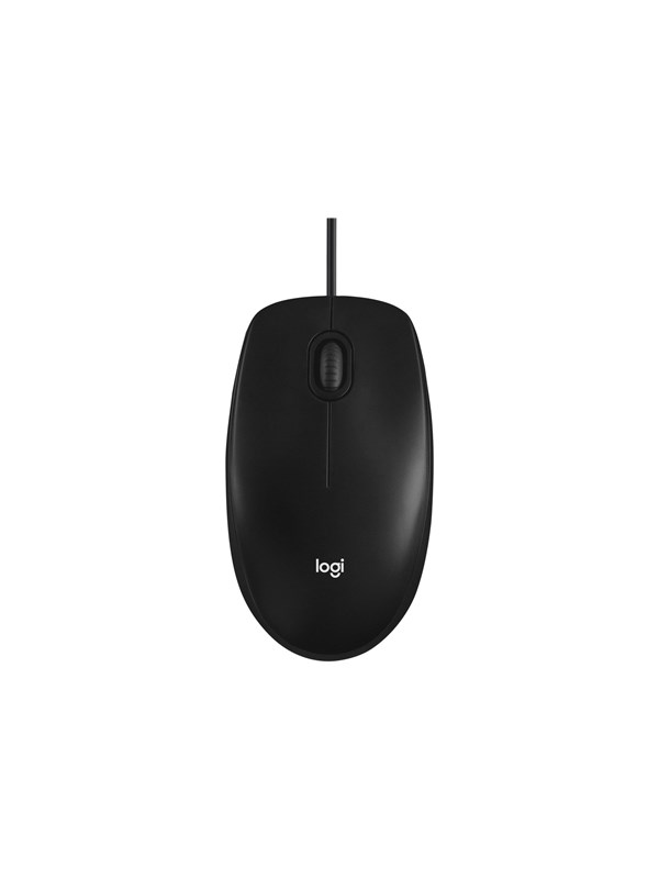 Logitech M100 - mouse - full Koko - USB - Hiiri - Optinen - 3 painiketta - Musta