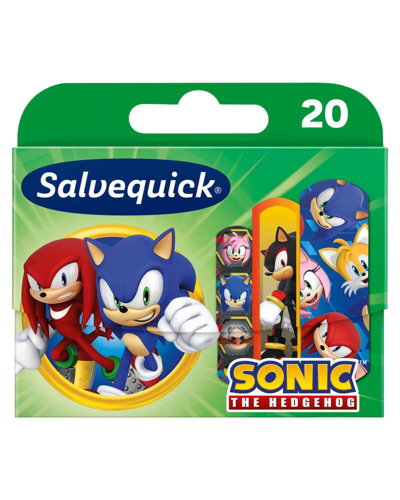 Salvequick Sonic the Hedgehog lastenlaastari 20 kpl