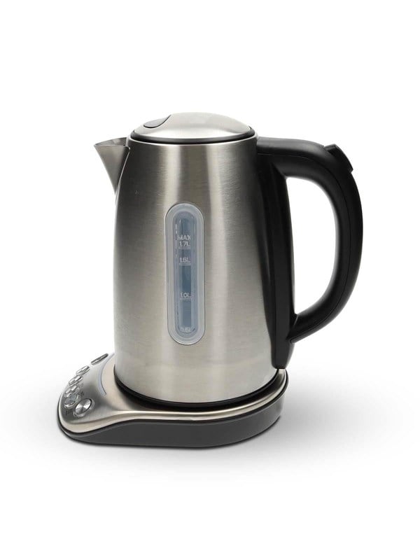 Nedis SmartLife Vedenkeitin | Wi-Fi | 1.7 l | Ruostumaton Teräs | 70,80,90,100 °C | Lämpötilan indikaattori | Pyörivä 360 astetta | Piilotettu lämmityselementti | Strix® ohjain | AndroidTM / IOS