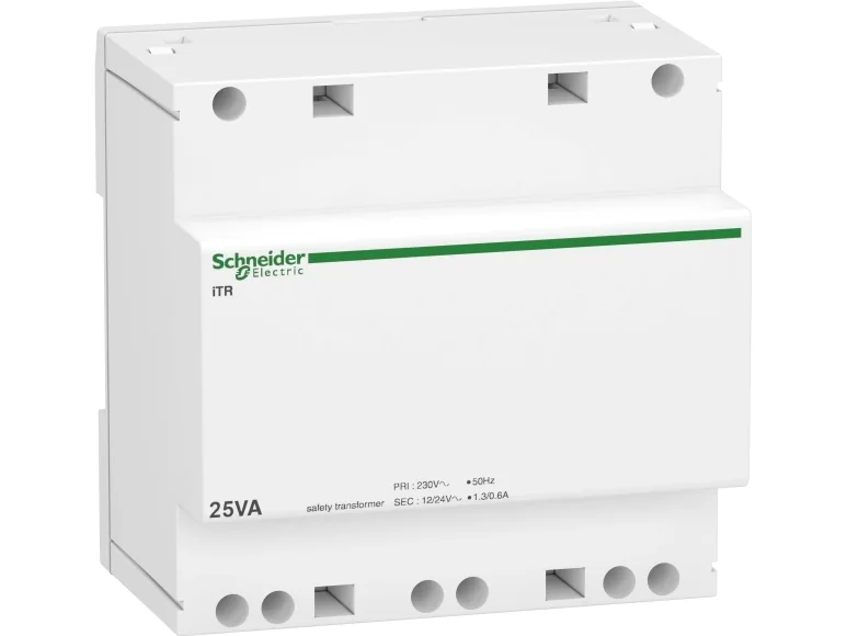 Schneider Electric A9A15219 Dørklokke-muuntaja 12 V, 24 V, 14 V, 48 V 25 A