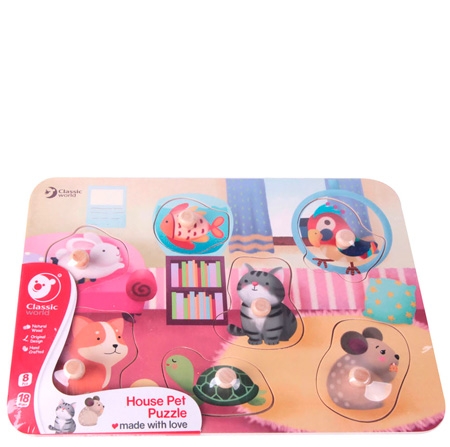 Classic World Animal Puzzle - 7 palaa