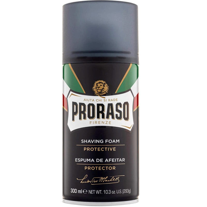 Proraso Blue partavaahto - Parranajovaahto aloe veralla ja E-vitamiinilla. - 300ml