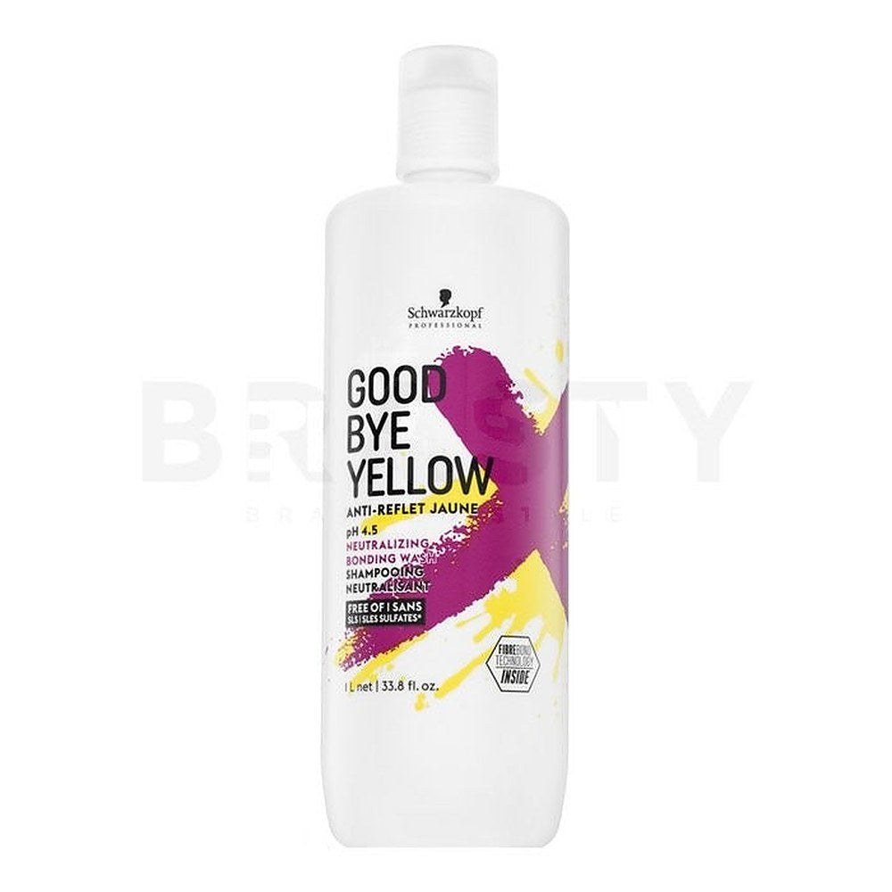 Schwarzkopf Professional Good Bye Yellow Neutralizing Bonding Wash 1000 ml — Shampoo