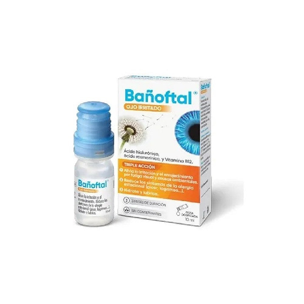 Bañoftal Irritated Eyes Triple Action 10 ml