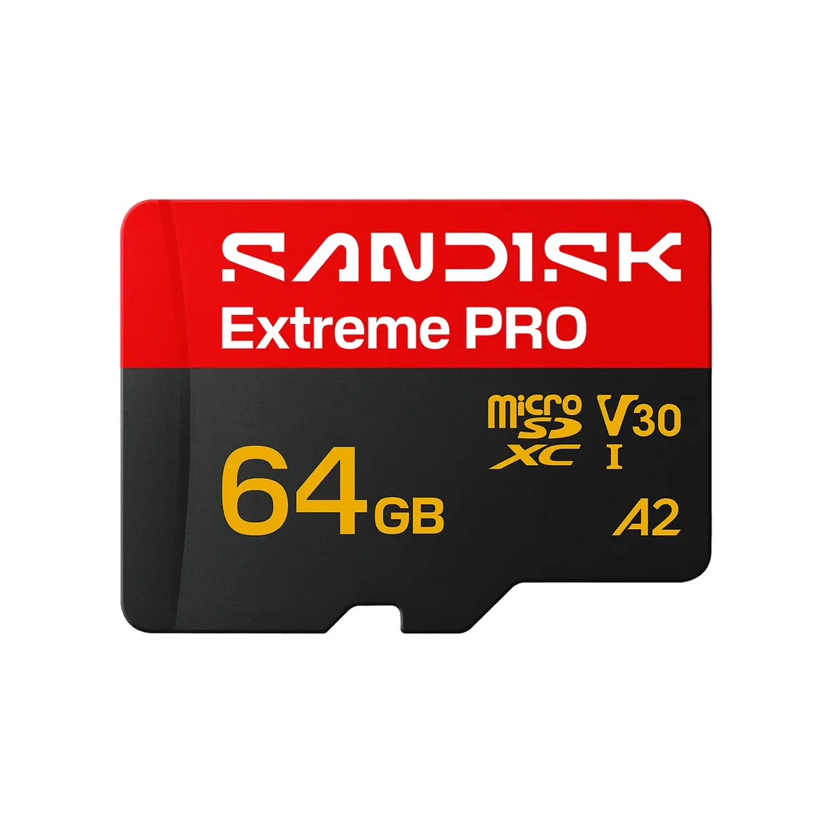 SanDisk Extreme PRO 64 Gt MicroSDXC UHS-I U3 V30 A2 -muistikortti + SD-adapteri