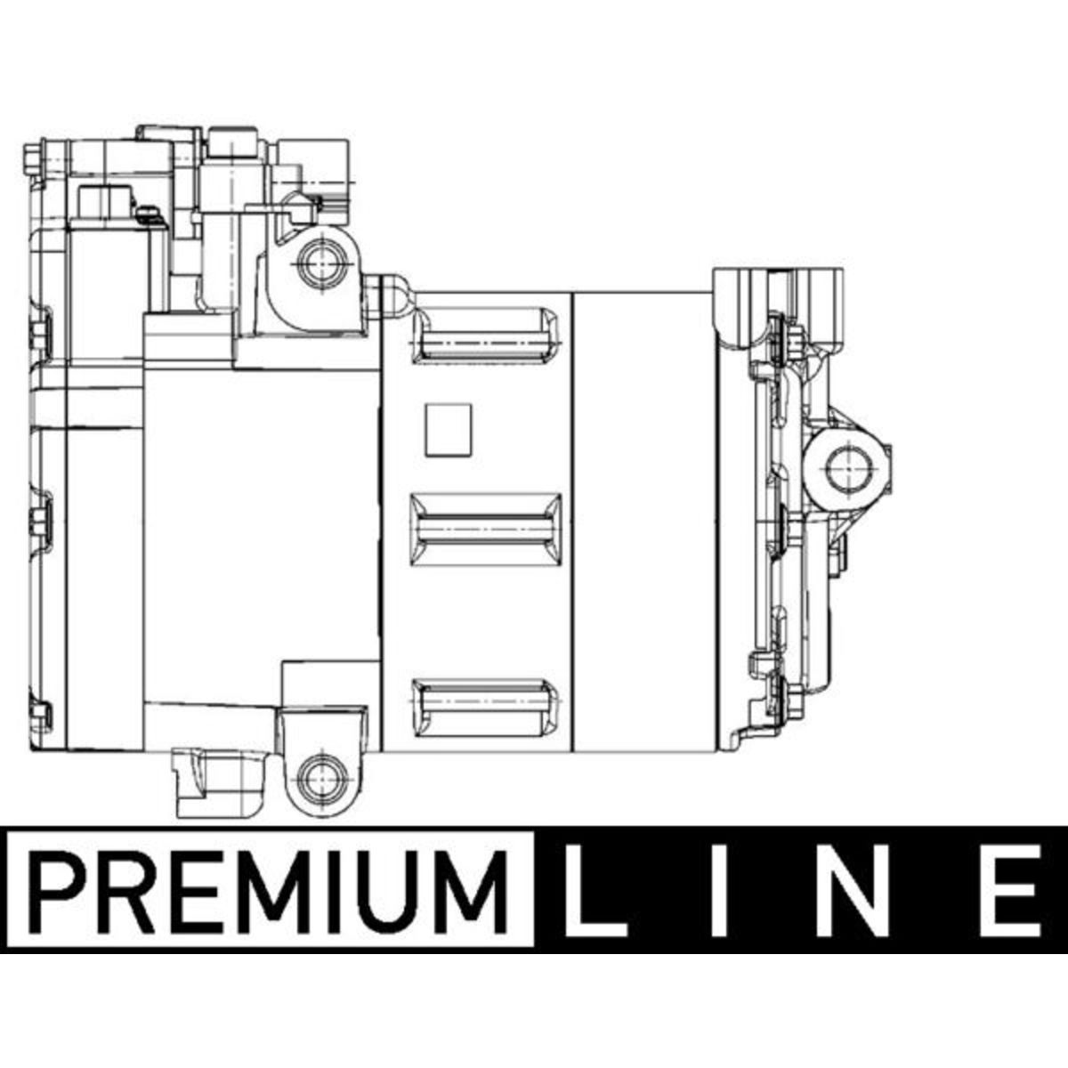 Ilmastoinnin kompressori MAHLE ACP 1453 000P