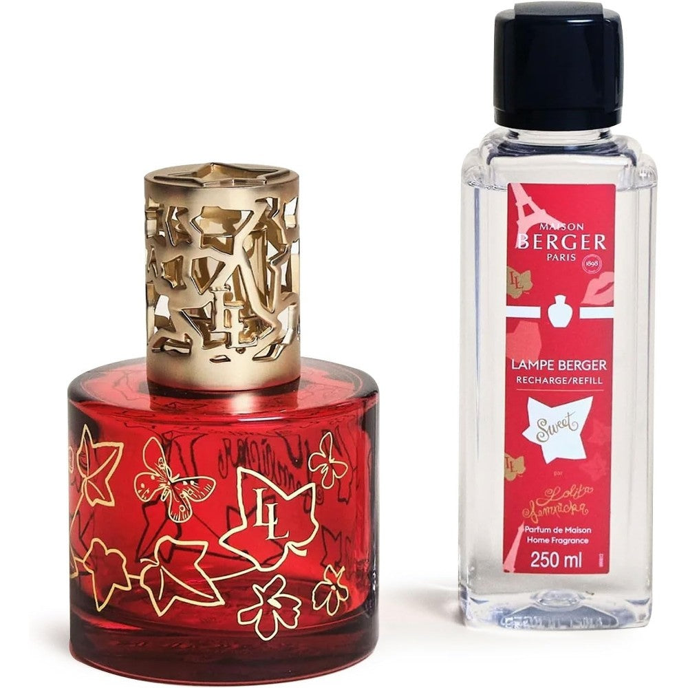 Maison berger paris Lahjasetti katalyyttinen lamppu Pure red + täyttö Sweet Lolita Lempicka 250 ml