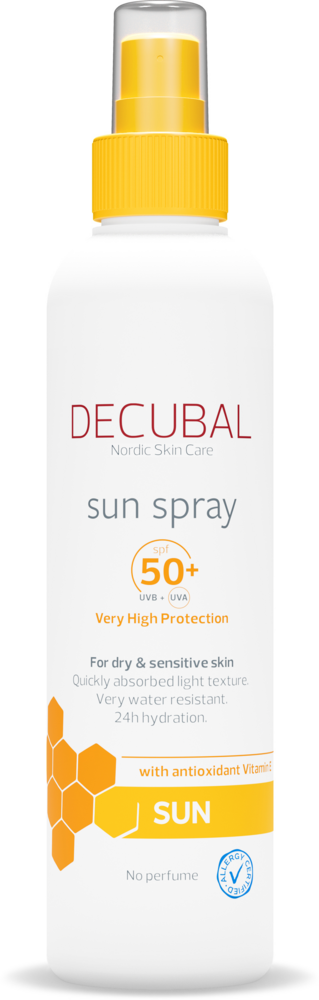 Decubal Body Sunspray SPF50+ pullo 180 ml