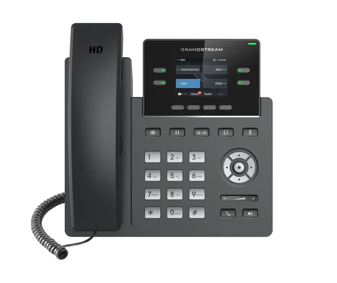 Grandstream GRP2612 - VoIP Puhelin with caller ID/call waiting - 3-way call capability