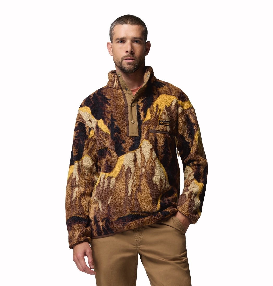 Columbia Helvetia II Printed Half Snap Fleece miesten fleecetakki