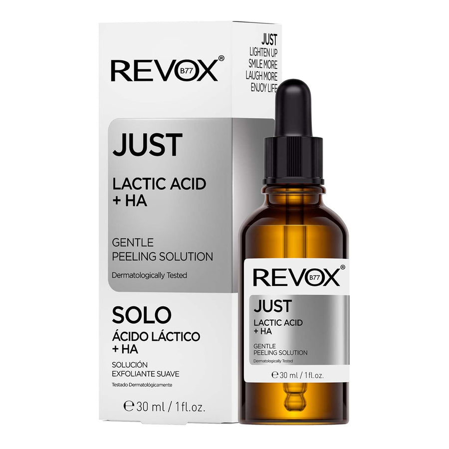 Revox B77 Just Lacto-acid + HA Smoothing kuoriva seerumi kasvoille ja kaulalle 30 ml