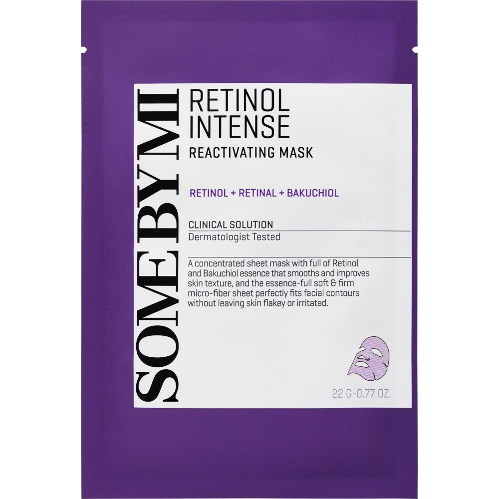 Some By Mi Retinolo Intense Reactivating Maschera in Tessuto 22g — Maschera in tessuto
