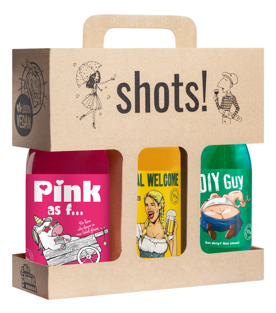 LaQ Lahjapakkaus suihkugeelit Royal Welcome 3X500 ml
