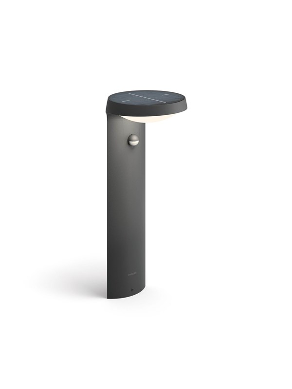 Tyla Jalusta aurinkokenno IR-anturi Ultra Efficient LED 255lm IP44 antrasiitti
