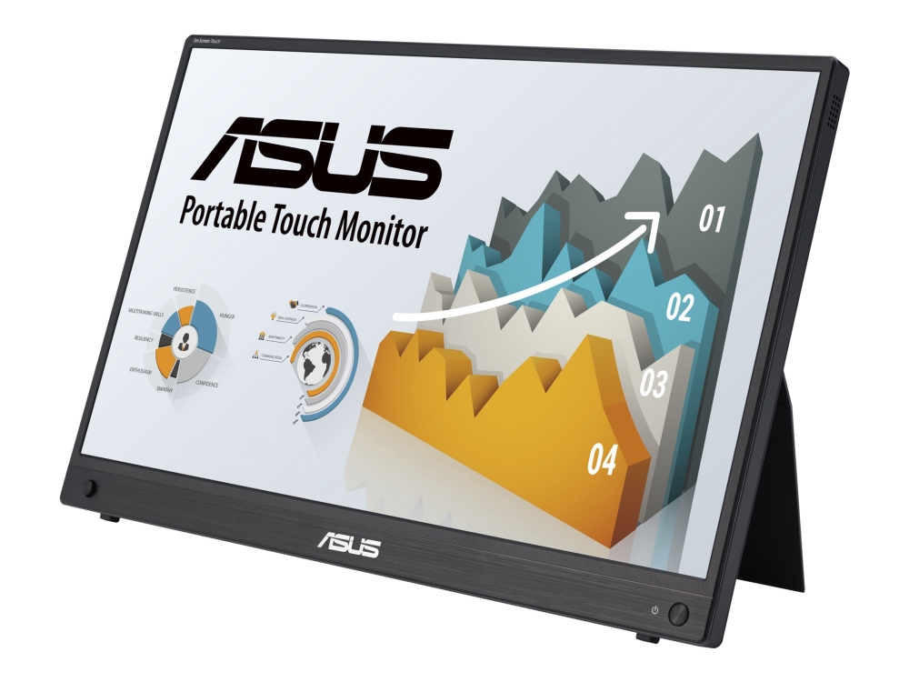 ASUS ZenScreen MB16AHT, 39,6 cm (15.6), 1920 x 1080 pikseliä, Full HD, 5 ms, Musta