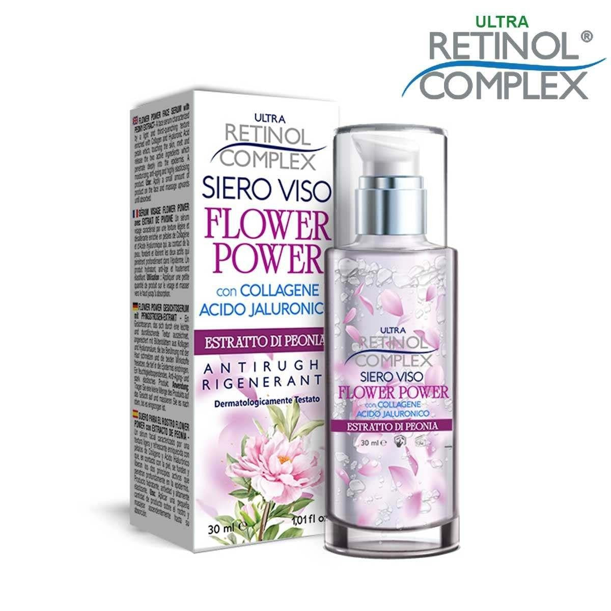 Retinol complex flower power kasvoseerumi pioniuutteella 30 ml