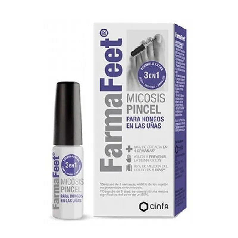 Cinfa FarmaFeet Kynsisienen Sivellin Mycosis Formula 3 in 1 14 ml