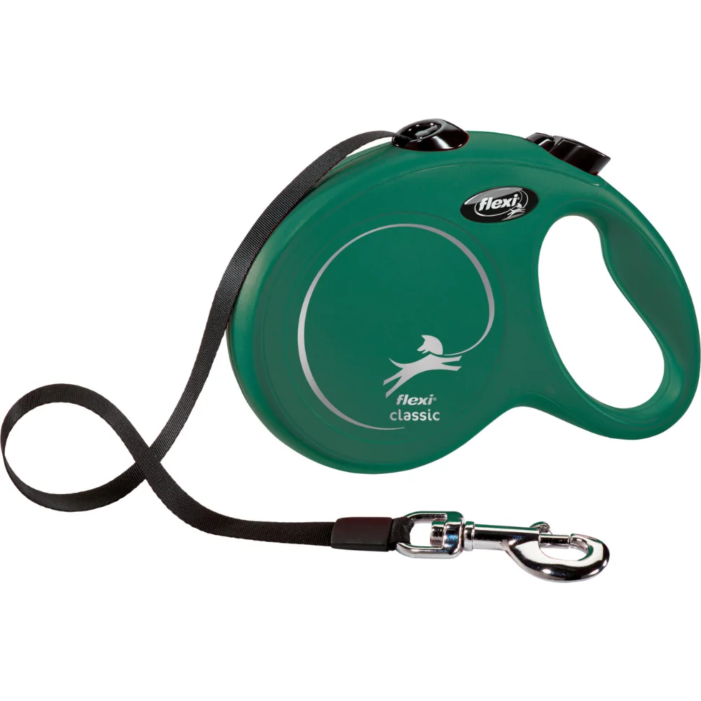 Flexi New Classic S 5 m 15 kg Olive