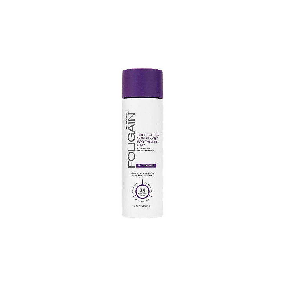 Foligain Hiustenlähtöä Vastustava Hoitoaine Kolmitehoinen Vaikutus (Naisten Hoitoaine) 236 ml
